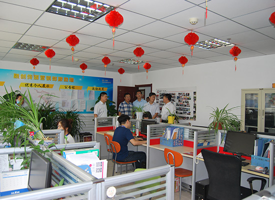 融创传媒张迎春-经贸大学董书记、刘院长、马主任参观考察公司