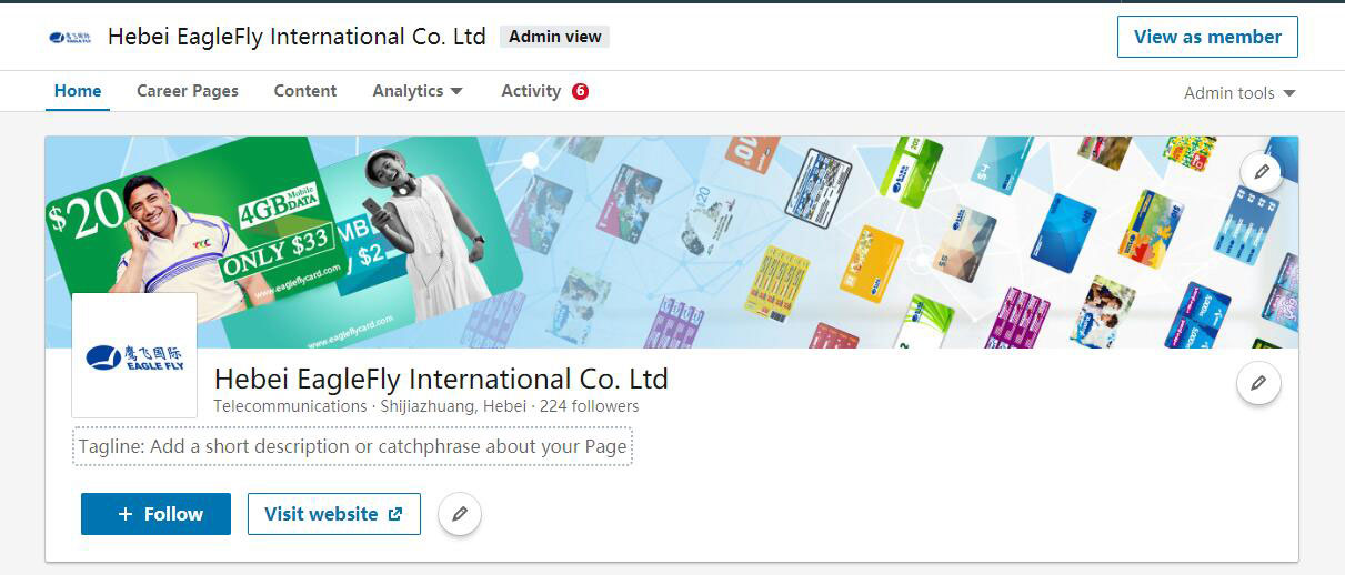 LinkedIn-鹰飞-主页封面